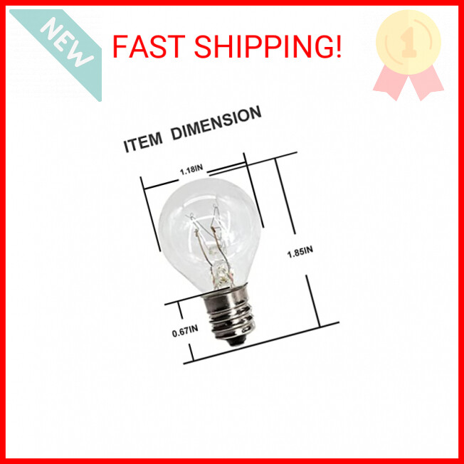 Wax Warmer Bulbs,20 Watt Bulbs for Middle Size Scentsy Warmers,G30