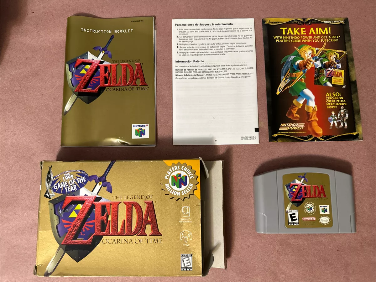 Vintage The Legend of Zelda Ocarina of Time Nintendo 64 Tested Excellent  Very Clean N64 Video Game