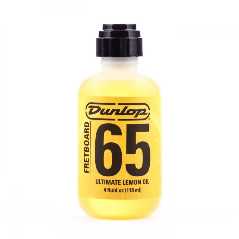 Jim Dunlop Guitar Fretboard Lemon Oil Cleaner  4 Fluid Ounce (4oz) Spray Bottle