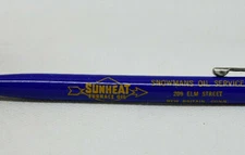 Vintage Sunheat Furnace Oil Mechanical Pencil Snowmans Oil New Britian, CT
