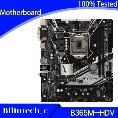 FOR ASRock B365M-HDV Motherboard 8/9th Generation I5-9400 DDR4
