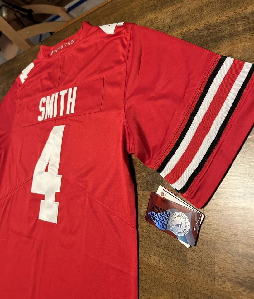 Jersey Jeremiah Smith Ohio State Buckeyes cosido #4 talla grande Foto 3 de 4