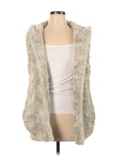 Dylan Women Ivory Faux Fur Jacket Xl