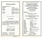 First Day Emission Booklet, Christmas 72, Wood and Stone, Perú 1972 accept offer — photo 2