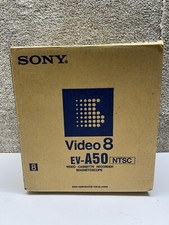Working SONY EV-A50 Video8 8mm VCR Editing Player Cassette Recorder Complete