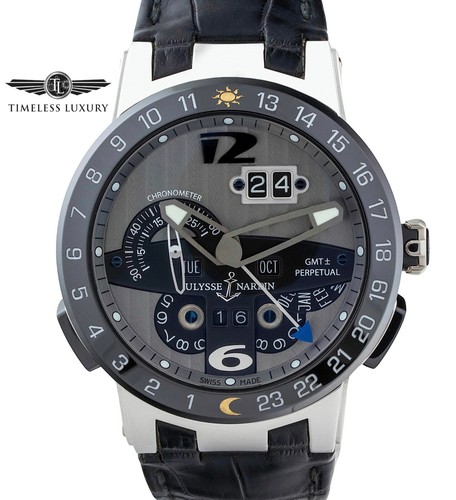 Mens Ulysse Nardin El Toro Black Toro 329-00 Platinum 43mm Limited Edition Watch