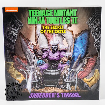 NECA SHREDDER THRONE Teenage Mutant Ninja Turtles II TMNT 1991 Movie Hero 1990