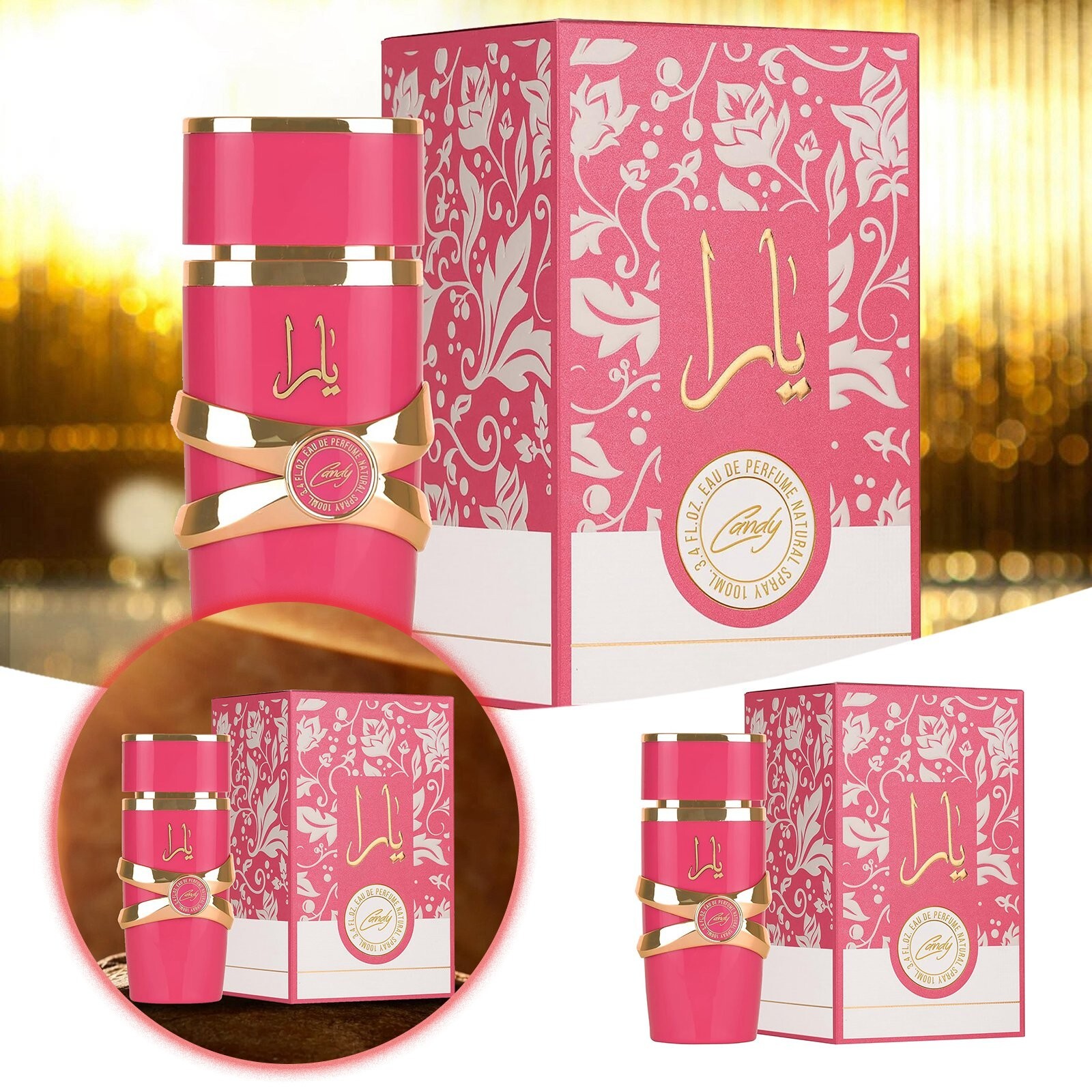Lattafa YARA Candy by Lattafa 3.4oz 100ml EDP Unisex Perfume