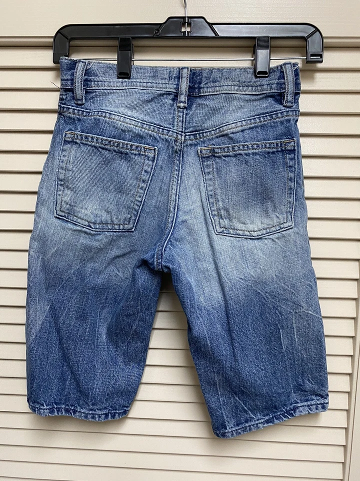 Pantalones Cortos Vaqueros Enrollables Gap Niños Talla 10 Regular Lavado Mediano Azul Escuela Foto 2 de 4