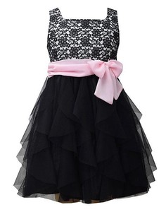 cascade ruffle frock