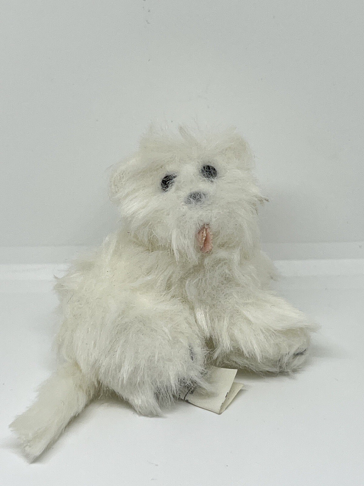 Mini Plush White Puppy Dog Maltese Terrier 3” Battat Doll Accessory eBay