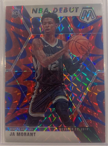 Ja Morant 2019 Panini Mosaic Reactive Blue Prizm Rookie #274