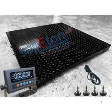 Selleton SL-7517-4x4 Industrial Floor Scale 48"x48" pallet 2500 lbs with Printer
