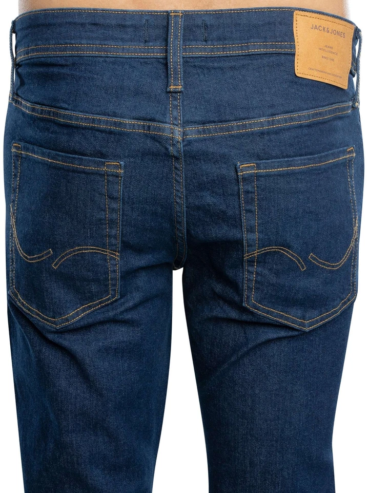 Jack & Jones de los hombres Vaqueros ajustados Glenn Original 430, Azul - Imagen 4 de 4