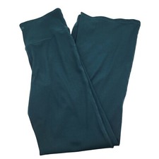 GapFIt Studio Rib Sky High Flare Women's Leggings Pants Dark Sea Green Medium