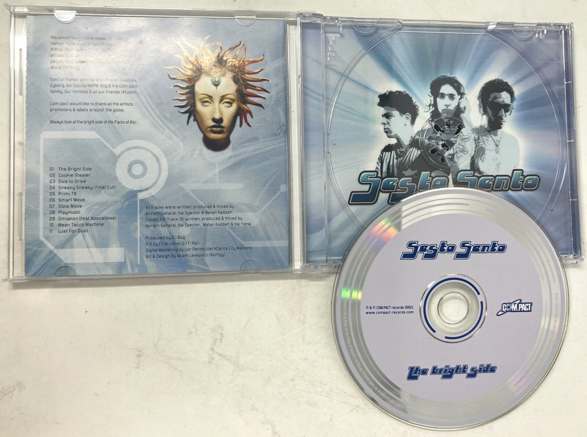 SESTO SENTO - The Bright Side 2003 CD RARE Israeli Trance group