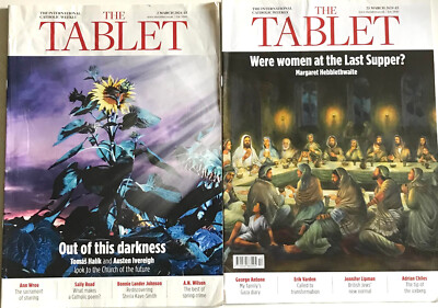 THE TABLET CATHOLIC WEEKLY 3 Issues March 2024 Church Future Last Supper Easter