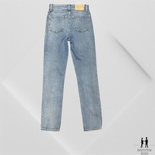 Rowan Women's High Rise Straight Leg Jeans, Light Wash, 24 x27 MADE IN USA