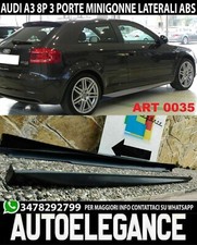 Schweller Seitenlichter Audi A3 8V 3 Türen Spoiler Fensterbrett Look Sline