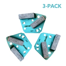 3 Pack Grinding Discs for Bolt-on Diamatic Sase CPS Concrete Grinders Soft Bond