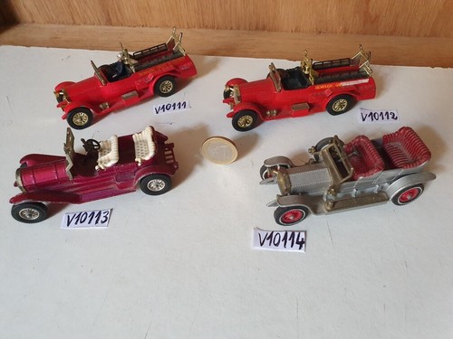 Lot De 5 Voitures Anciennes Matchbox - Miniatures Vintage - Très Jolies