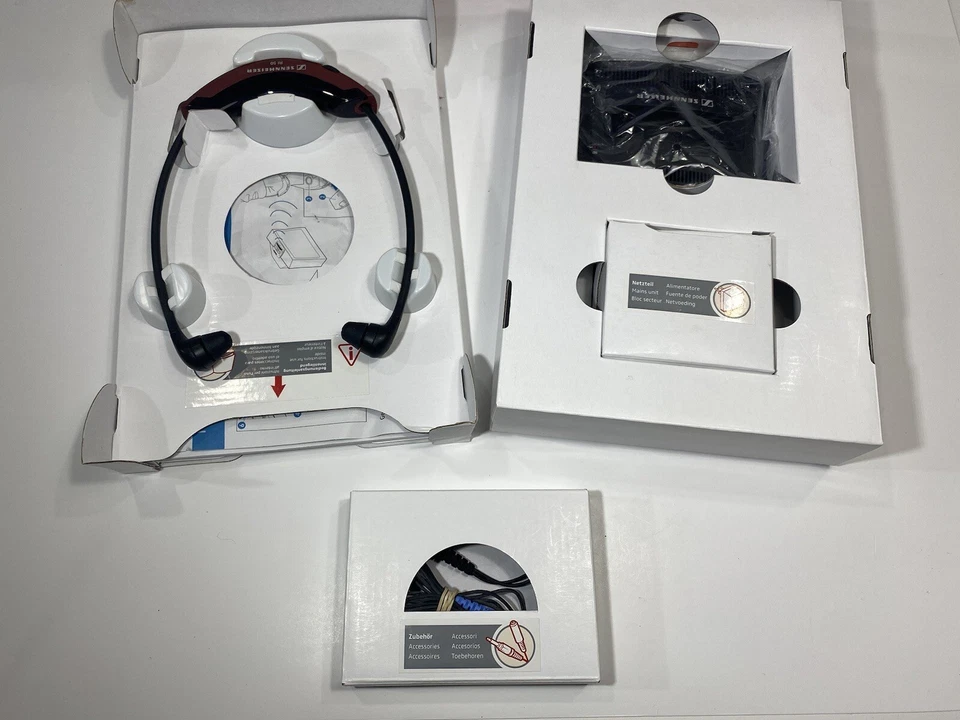 Sennheiser Set 50 TV Wireless Infrared Head Set, Listening System Gently Used - Image 3 of 4