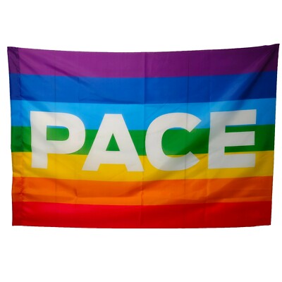 Bandiera Arcobaleno 90x150 Cm – Resistente Al Vento, UV, Con Occhielli Metallici - 4