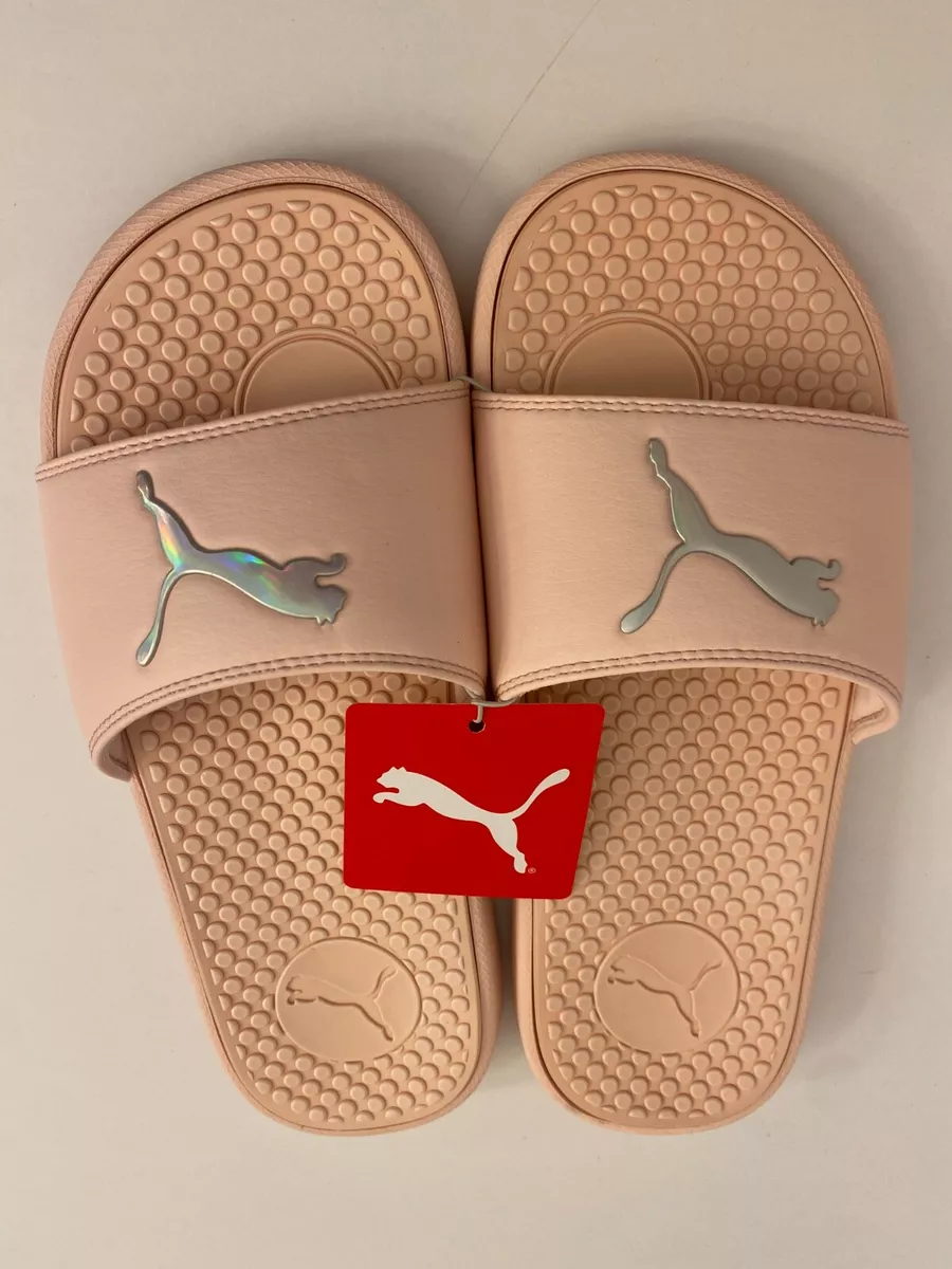 Puma slides hotsell womens brown