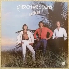 Emerson, Lake & Palmer Love Beach 1978 UK Vinyl LP    K 50552  VG+/VG+