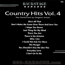 BACKSTAGE KARAOKE CD G BS3017 CDG COUNTRY BEST 12 SONG WOMACK MARTINA RAYE MORE