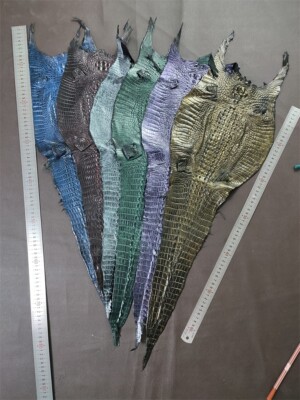Real Alligator Crocodile Skin Leather Hide Exotic Soft Pelt DIY Craft