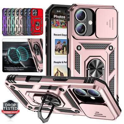 For iPhone 16 15 Pro Max 14 13 12 11 XR 8 Phone Case Heavy Duty Shockproof Cover