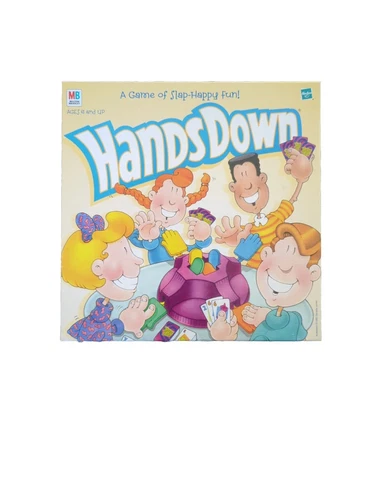 1999 VINTAGE HANDS DOWN MILTON BRADLEY BOARD GAME tested