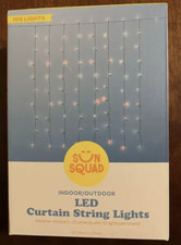 Sun Squad 100ct String LED Lights Americana Red/White/Blue