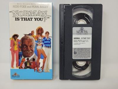 NORMAN IS THAT YOU (VHS 1976) REDD FOXX PEARL BAILEY- COMEDY- OOP- RARE- 