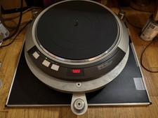 DENON DP-75 Record Player Direct Drive Turntable NO PLINTH NO PLINTH. ONLY TABLE