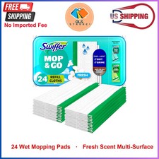 Pack Of 24 Count Swiffer Sweeper Wet Mopping Cloths, Fresh Scent, Multi-Surface