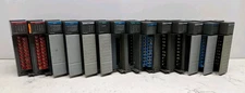 Mixed Lot of 14 Allen Bradley 1746 Input Output Modules See Pictures For Details