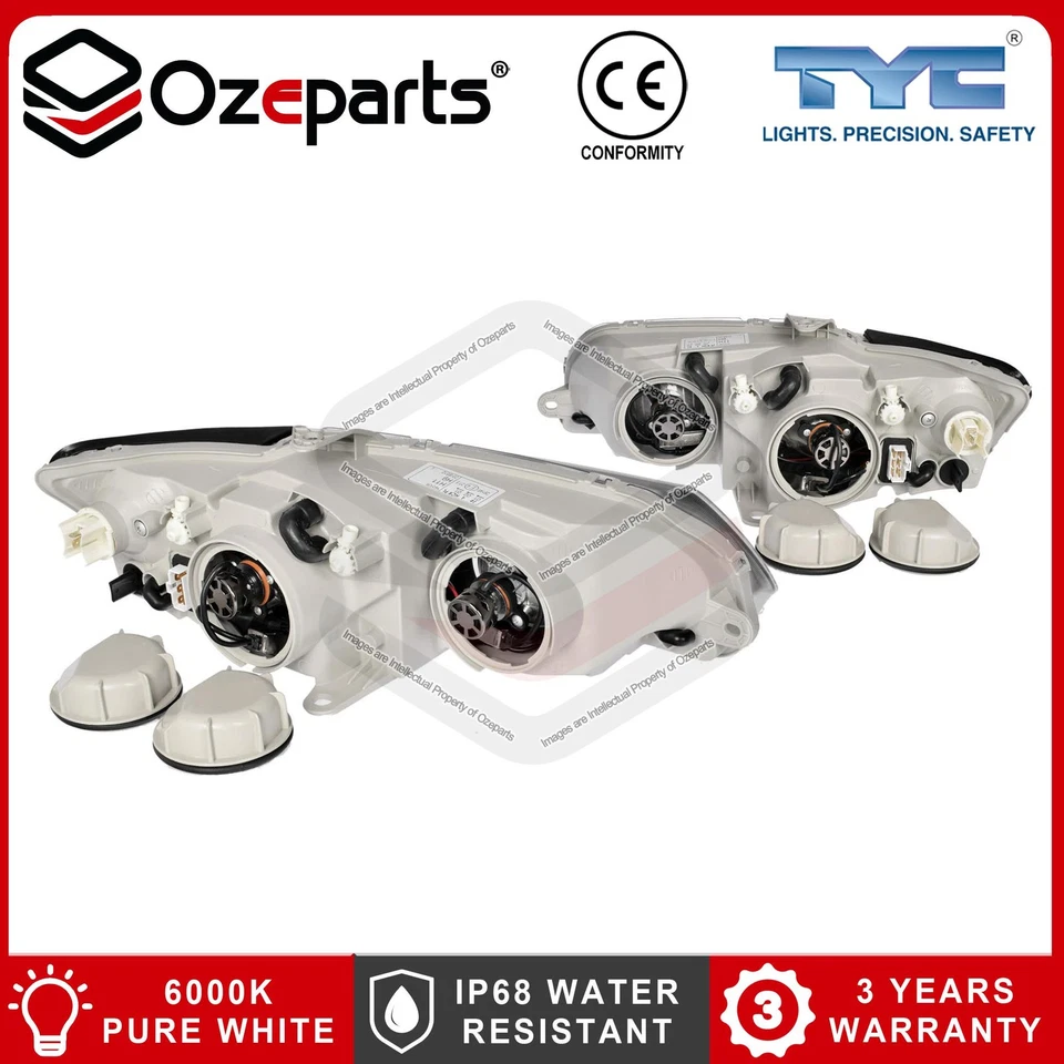 Pair Projector Headlights + Full Set LED Globes For HSV VZ Clubsport R8 Senator - image 2 of 4