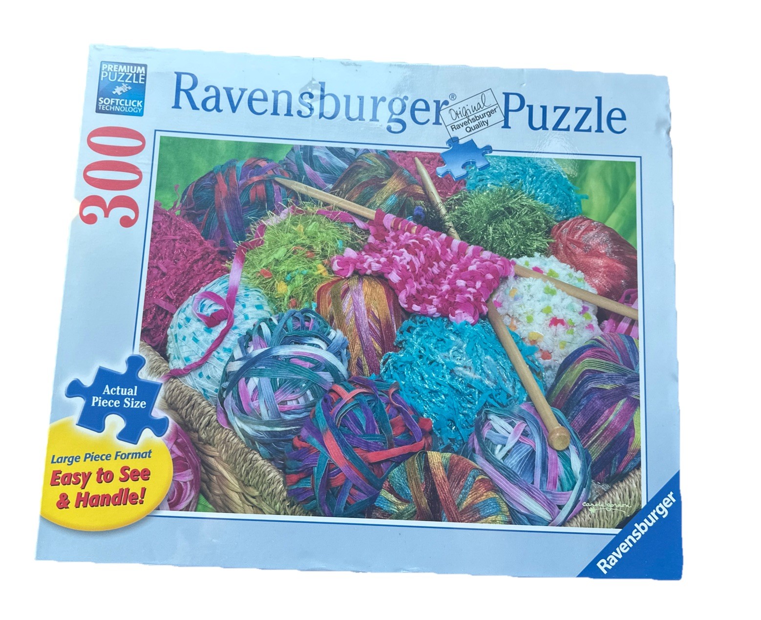 Ravensburger “Knitting Notions" 300 Piece 🧩 Puzzle NEW Sealed 2015 Yarn Crochet
