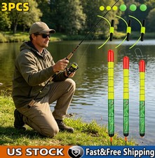 LED Weighted Catfish Bobbers 3PC Wooden High ...