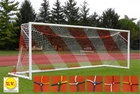 Pair of colored nets x football doors REGULATORY meters 7.32 x 2.44 h