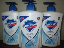 Lot of 3 Safeguard Pure White Liquid Hand Soap 15.2 Oz