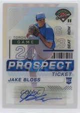 2024 Panini Prospect Edition Silver Prizm Signatures Jake Bloss #186 Auto 19l7