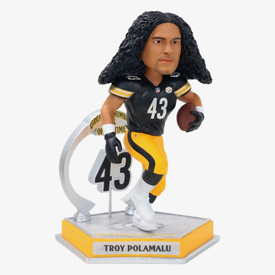 #ad Troy Polamalu Pittsburgh Steelers Legendary Number 43 Bobblehead NFL Football $169.99