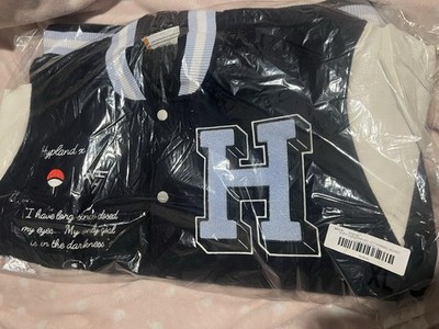 Hypland Naruto Shippuden Sasuke Uchiha Varsity Jacket (XL Extra Large)