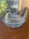 Fenton Glass Hen on Nest Covered Dish