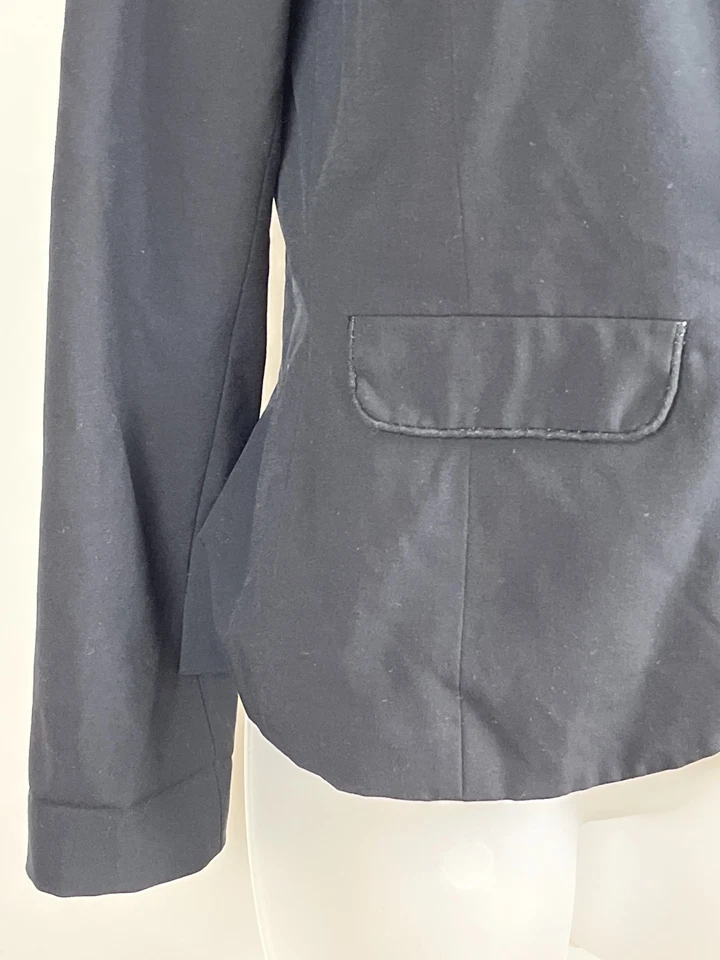 Chaqueta Blazer Frenchi Para Mujer Talla M Negra Forrada Elastizada Trabajo Oficina Negocios Foto 4 de 4