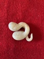 Qing Dynasty White Jade Snake