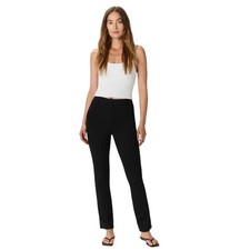 Quince Ultra-Stretch Ponte Straight Leg Pants Black XL Tall NWT Workwear